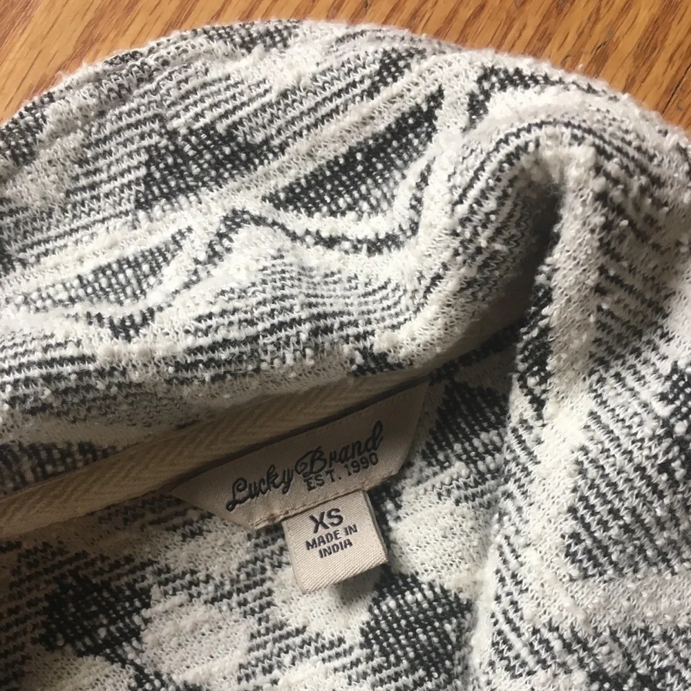 EUC Lucky Brand Easy Third Layer Sweater Cardi XS​​​​​ - Picture 5 of 8